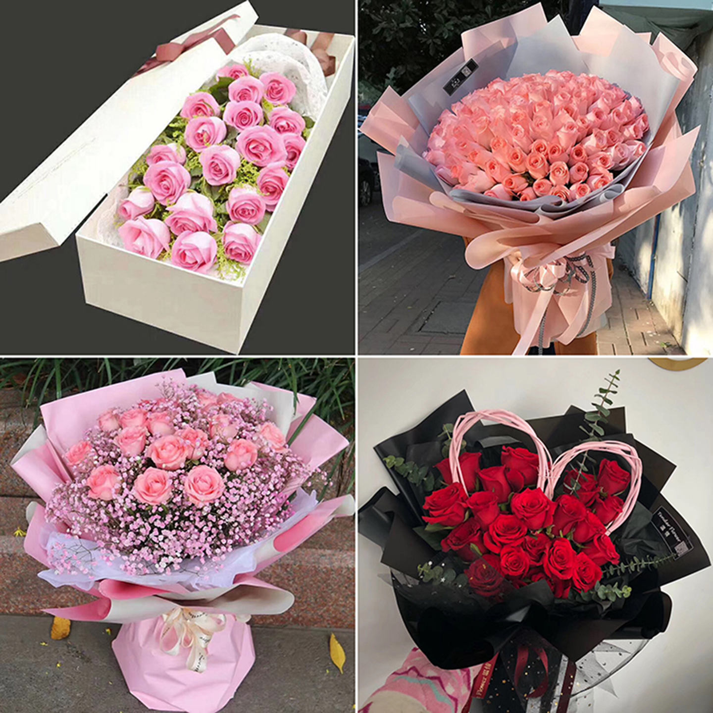 芜湖三山区无为县芜湖县同城鲜花速递七夕节表白红玫瑰送女友老婆