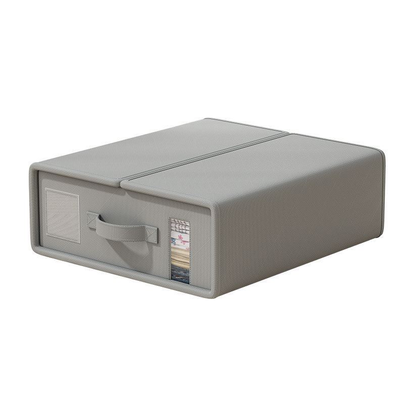 床单四件套收纳箱加厚装棉被家用大容量可折叠布艺储物箱整理筐子