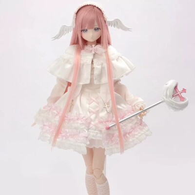 正品混合天使系列特六植发bjd