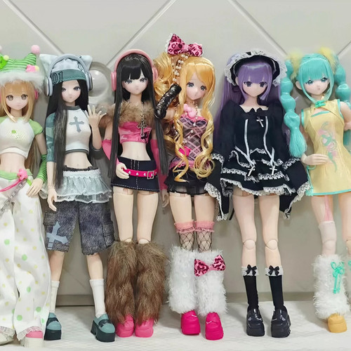 正品混合天使系列特六植发bjd