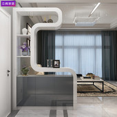 高档北欧玄风关柜柜隔断柜进门鞋 多功能门柜厅简约现代隔断屏客厅