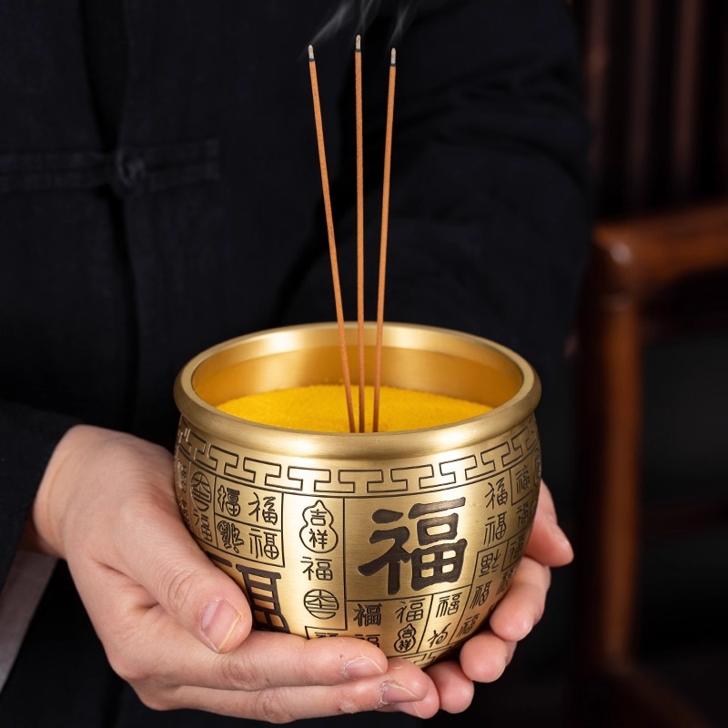 铜香炉纯铜家用室内供奉炉