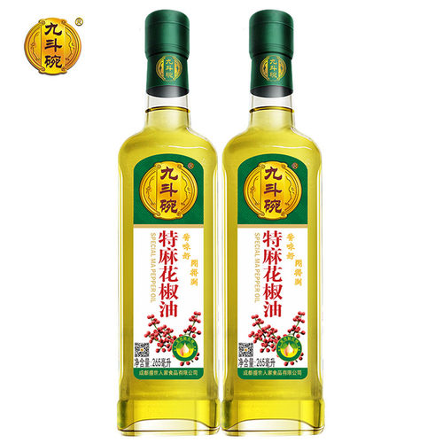 九斗碗265ml*2瓶装家用花椒油