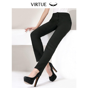富绅新款女士商务西裤显瘦女西装裤工作服OL通勤职业直筒长裤工装