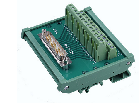 兼容ADAM-3925 DB25孔 端子板 接线模块 25芯公母可选 中继端子台