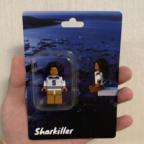 SZA积木挂件《SOS》积木诗莎sza积木钥匙扣 Sharkiller积木人仔