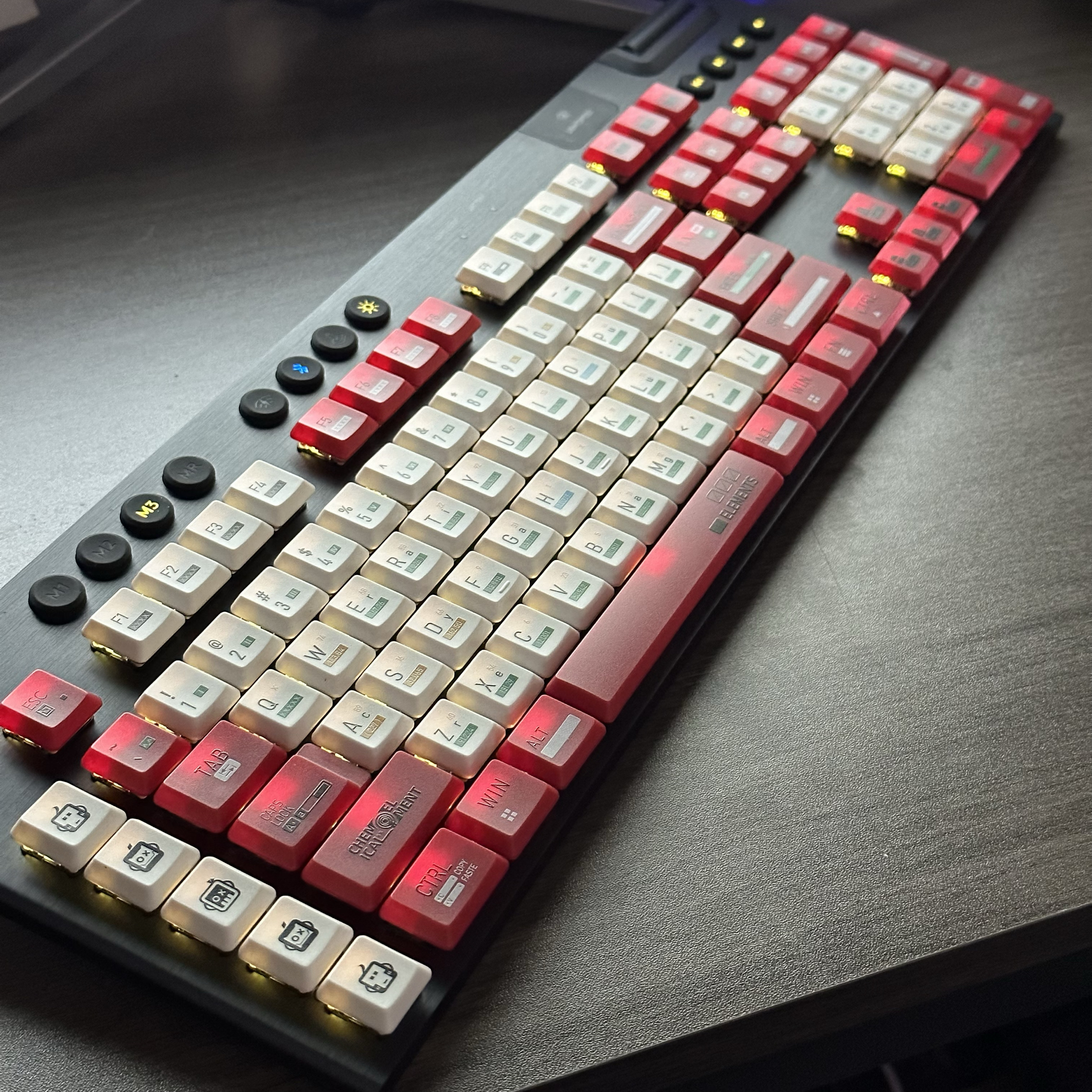 G913TKL双色PBT键帽G913 G915 G813 G815 G915TKL彩色背光键帽