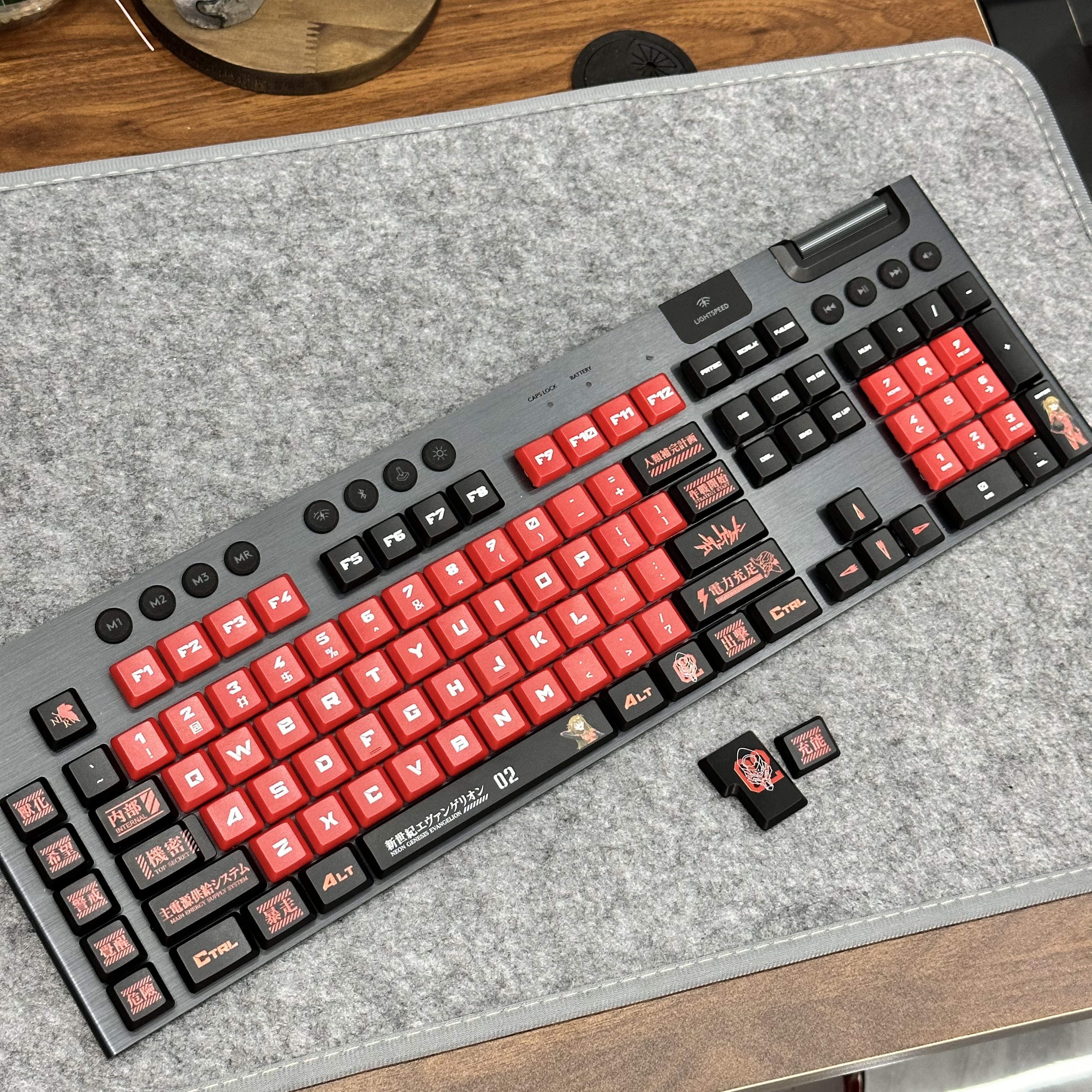 G913TKL全新PBT材质键帽