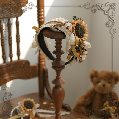 KS星箱设计榛果可可kc发箍向日葵