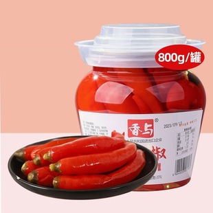 下饭菜 香与泡辣椒榨菜800g酱菜腌制咸菜虎将四川特产风味坛装