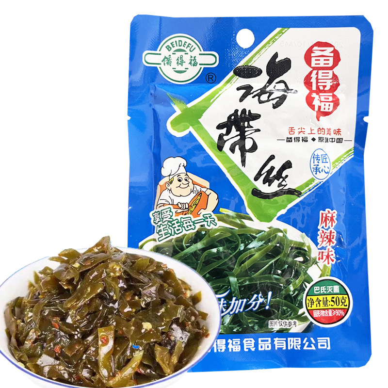 备得福余姚榨菜海带丝50g下饭菜