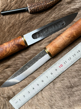 刃物研究所手工锻造雅库特刀户外刀露营刀bc刀民族刀具合法非管制