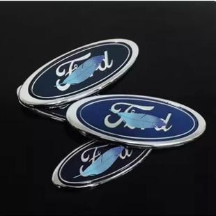 适用于福特老款蒙迪欧前后标福克斯嘉年华后尾车标福特LOGO车标贴