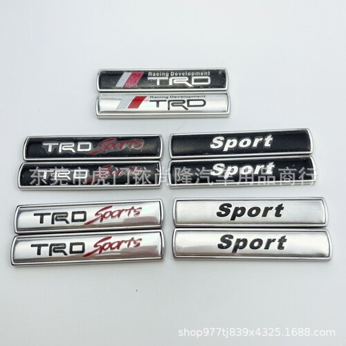 适用于丰田坦途TRD SPORT改装贴标TRD PRO BRO车标车身叶子板侧标
