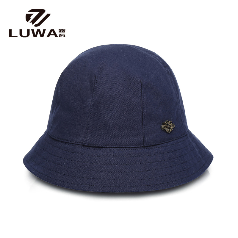 女日系圆顶小号遮阳防晒水桶盆帽