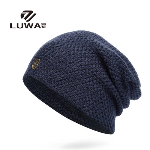 加深男士包头护耳冬天毛线帽子