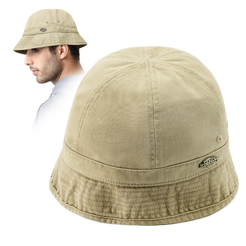 路瓦渔夫帽男短檐春秋水桶帽夏天