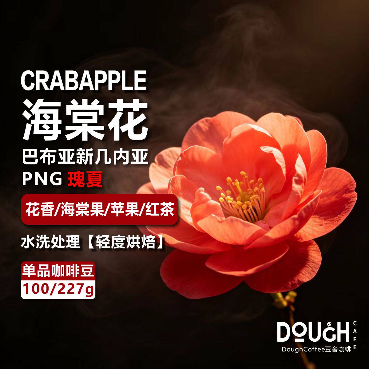 PNG瑰夏·海棠花手冲咖啡豆