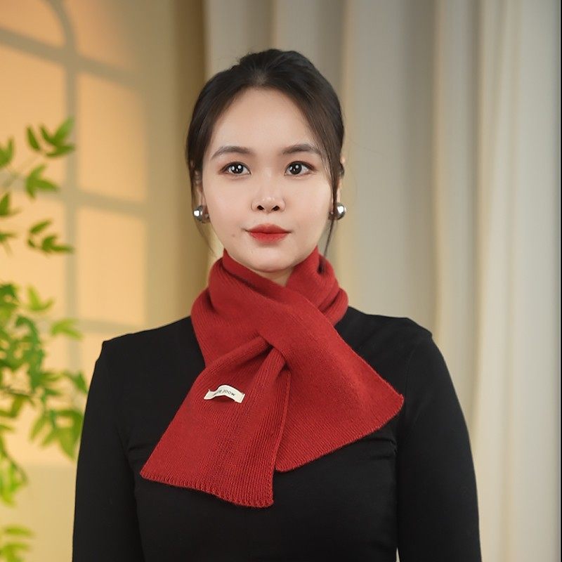 时尚百搭针织羊毛保暖围脖短款护颈纯色男女送礼物秋冬交叉小围巾,服饰配件/皮带/帽子/围巾,围巾/丝巾/披肩,淘宝优惠券,粉丝福利购,淘宝优惠卷