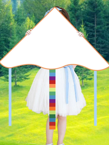 Воздушный змей, белый набор материалов, «сделай сам», новая коллекция, ручная роспись, заготовка