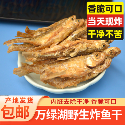 河源万绿湖小鱼干500g零食香酥脆小鱼仔即食客家炸鱼小吃广东特产