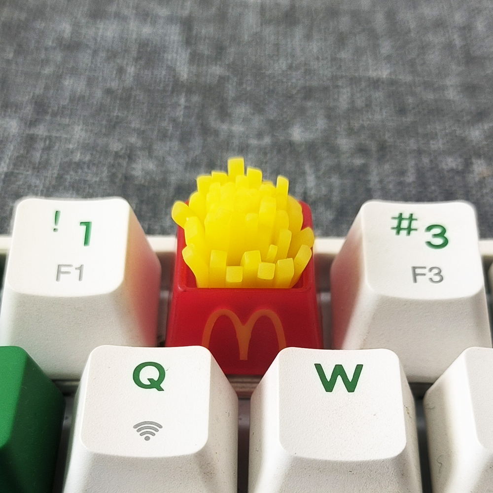 麦当劳薯条机械键盘个性键帽