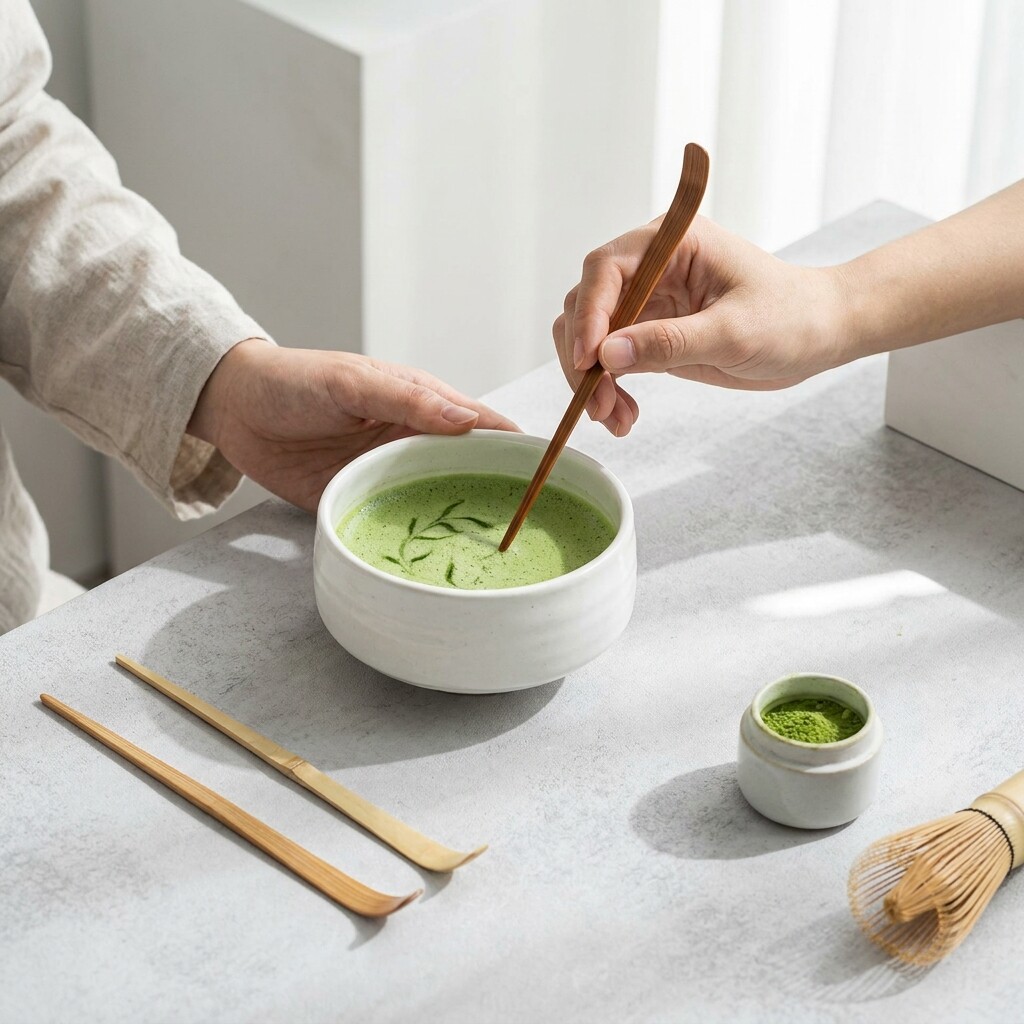 抹茶画打抹茶工具点茶茶拨茶粉勺抹茶筛日式点茶抹茶粉茶道配件