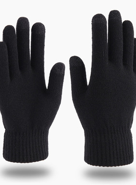 New Touch Screen Knitted Gloves Winter Autumn Men Women Thic