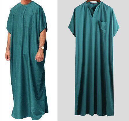 阿拉伯迪拜礼服男衬衫穆斯林长袍