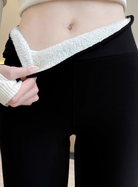 winter Fleece Women High Waist Leggings Warm Pants加绒打底裤