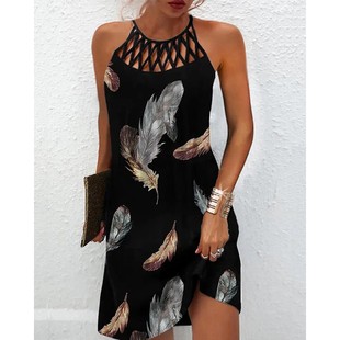 printed dress women summer dresses beach woman red plus size