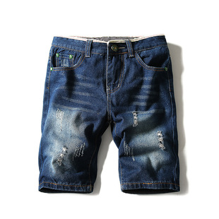 男夏季大码牛仔短裤thin Jeans shorts for Man Summer Men Pants