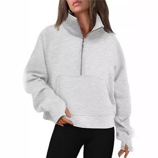 2025 Fall Women's Sweatshirts Zipper Pullover Fleece Hoodies