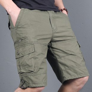 Mens Cargo Shorts For Man Army Camouflage Pants men pockets
