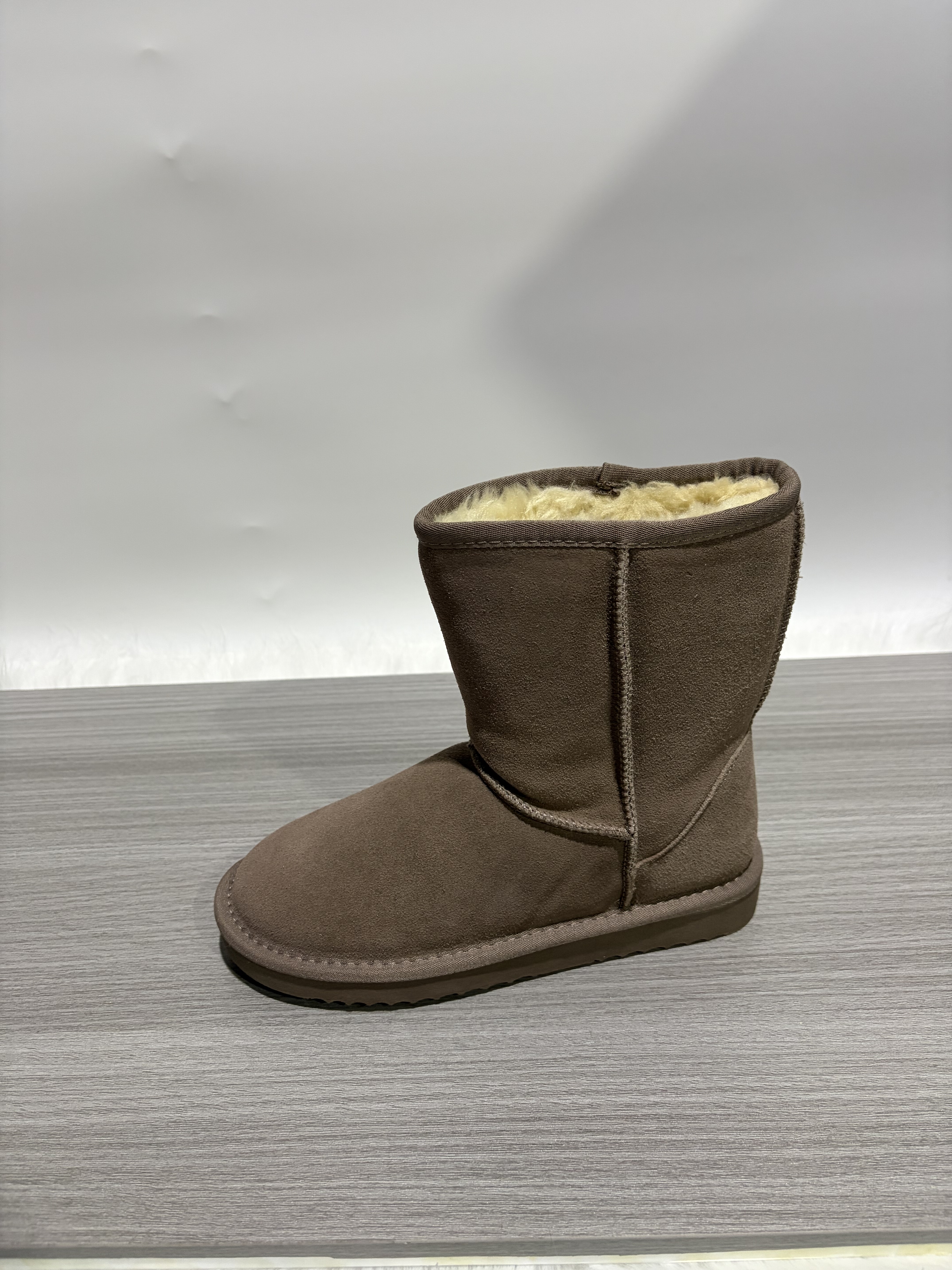 2025冬新款特价断码加绒加厚头层牛皮真皮圆头平底休闲女鞋雪地靴,女鞋,时尚雪地靴,淘宝优惠券,粉丝福利购,淘宝优惠卷