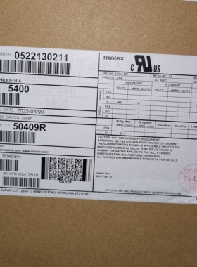 52213-0211  原厂正品，现货出售, MOLEX, 522130211
