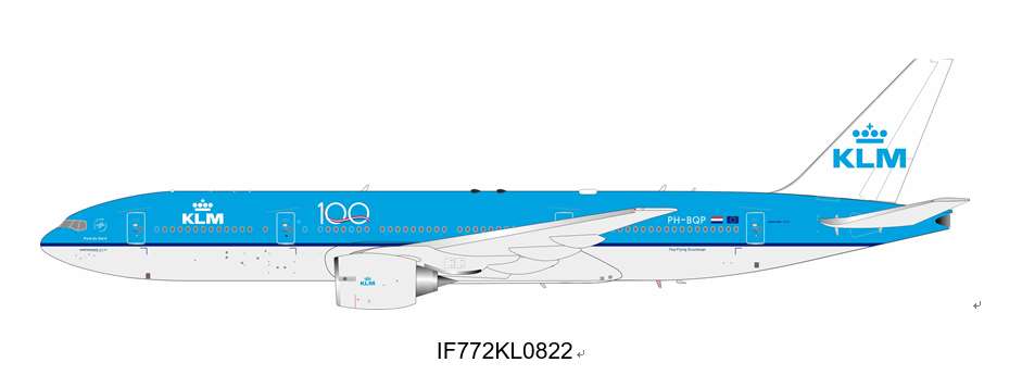 /Inflight 1:200飞机模型合金荷兰航空波音B777-200ER PH-BQP