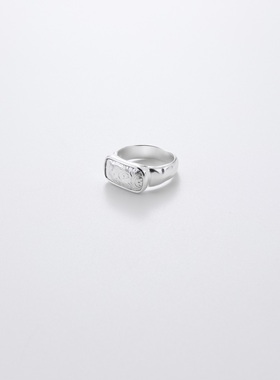 Apt702 2024SS Signet Ring925纯银 复古雕花压纹戒指 小众设计师