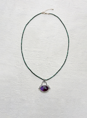 Apt 26SS 双面宝石项链