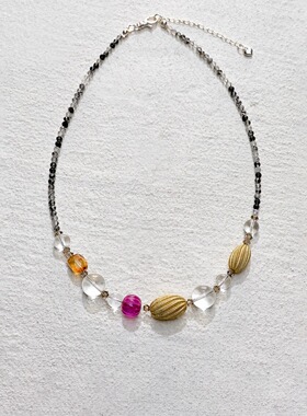 Apt 26SS 夜色 虹光 串珠项链