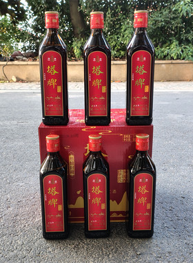 绍兴塔牌手工酒加饭酒冬酿封藏三年纯花雕老酒500ml*6瓶黄酒