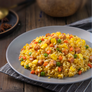 聚口福扬州炒饭10包牛肉海鲜蛋炒饭预制菜家用加热即食方便米饭