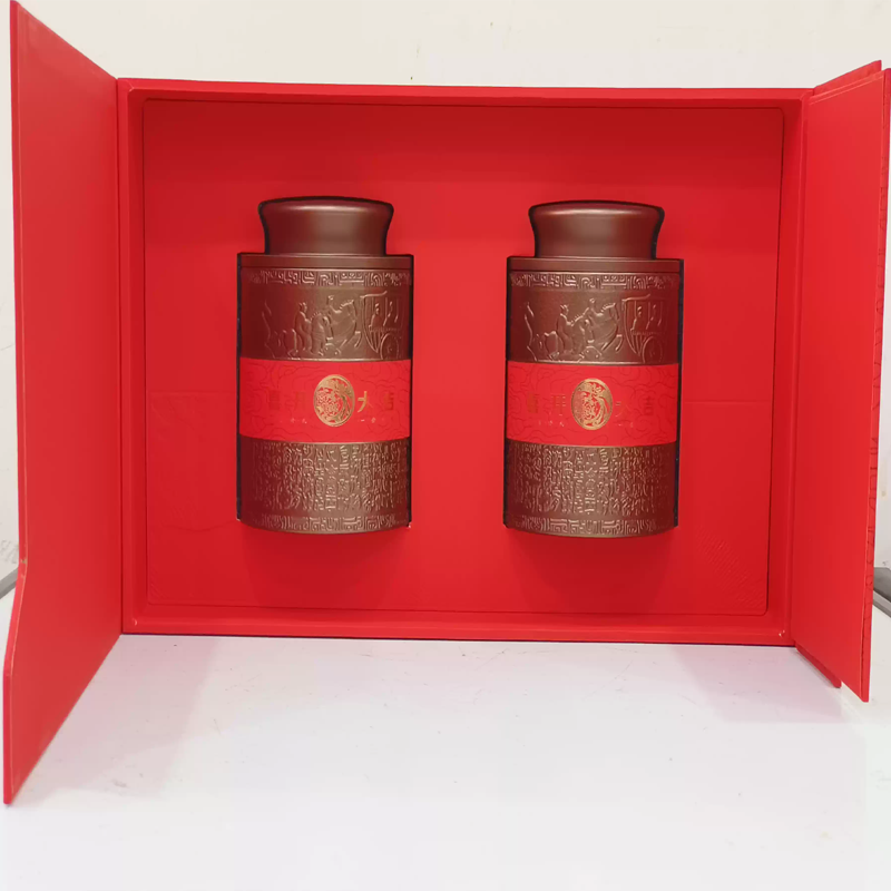 新货头茬宁夏枸杞礼盒红黑组合装伴手礼青海格尔木黑苟机干果500g