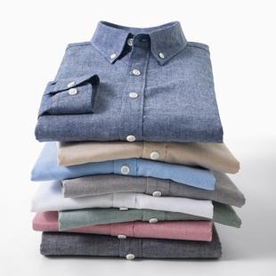 新款 青年时尚 高端男士 亚麻衬衫 休闲棉麻衬衣 长袖 啄木鸟2026春季