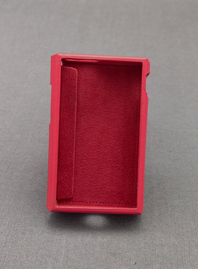 MTOCASE定制 适用于山灵M5Ultra 真皮保护套皮套 细纹红