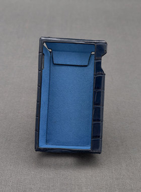 MTOCASE定制 适用于艾利和KANN ALPHA 真皮保护套 鳄鱼纹宝蓝
