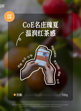 Fisher啡舍 哥斯达黎加COE旗帜庄园瑰夏水洗手冲咖啡豆 100g/227g