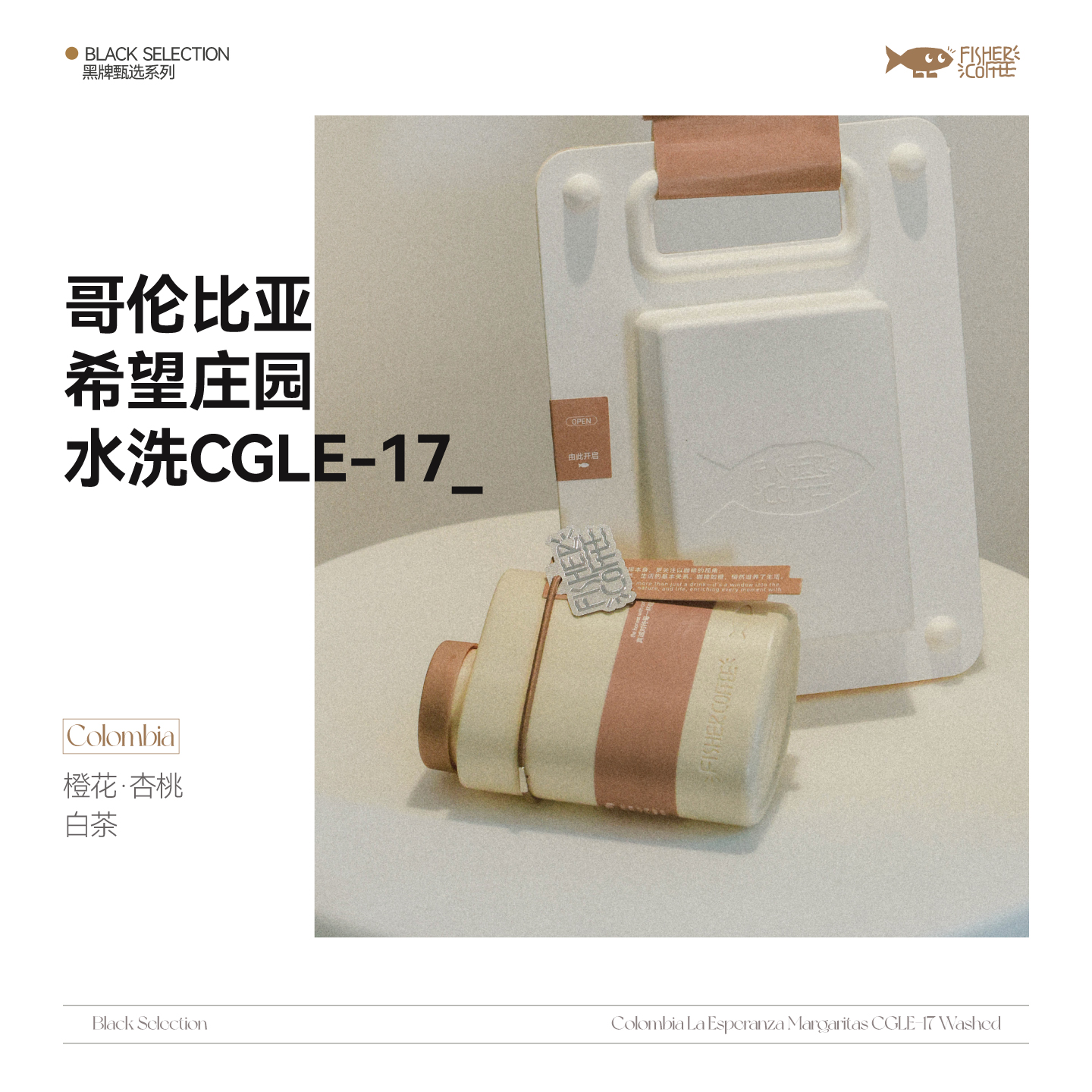 哥伦比亚希望庄园CGLE水洗咖啡豆
