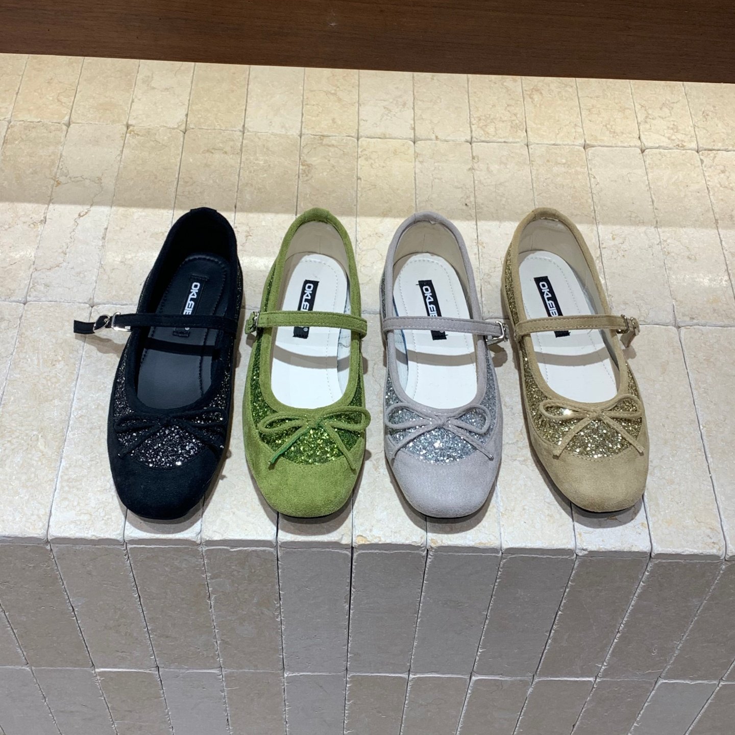 复古拼接亮片单鞋女鞋子2026新款春季配裙子法式平底芭蕾舞晚晚鞋,女鞋,浅口单鞋,淘宝优惠券,粉丝福利购,淘宝优惠卷