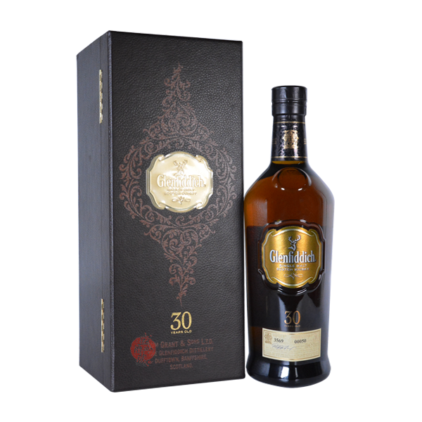 格兰菲迪(glenfiddich)30年苏格兰单一麦芽威士忌  43%  700ml